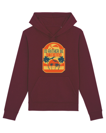 I'd Rather Be At The Beach  Burgundy