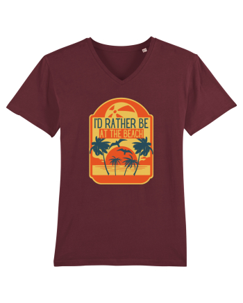 I'd Rather Be At The Beach  Burgundy
