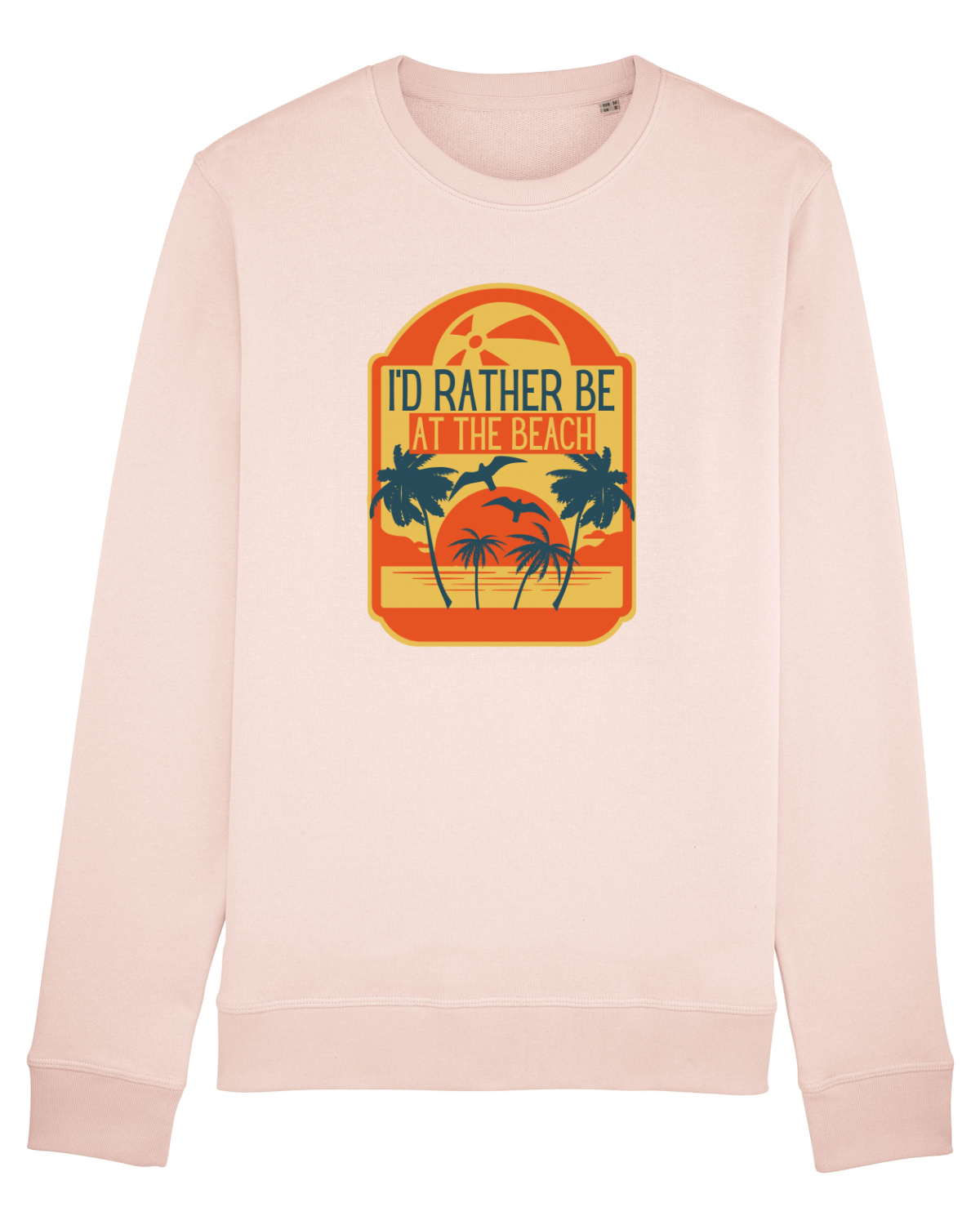 Bluză mânecă lungă Unisex Rise Candy Pink