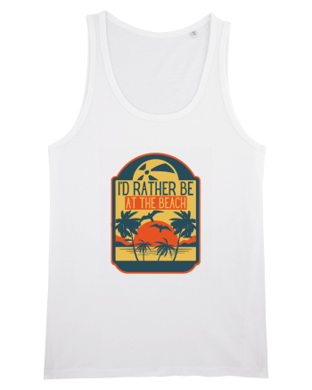 I'd Rather Be At The Beach  White