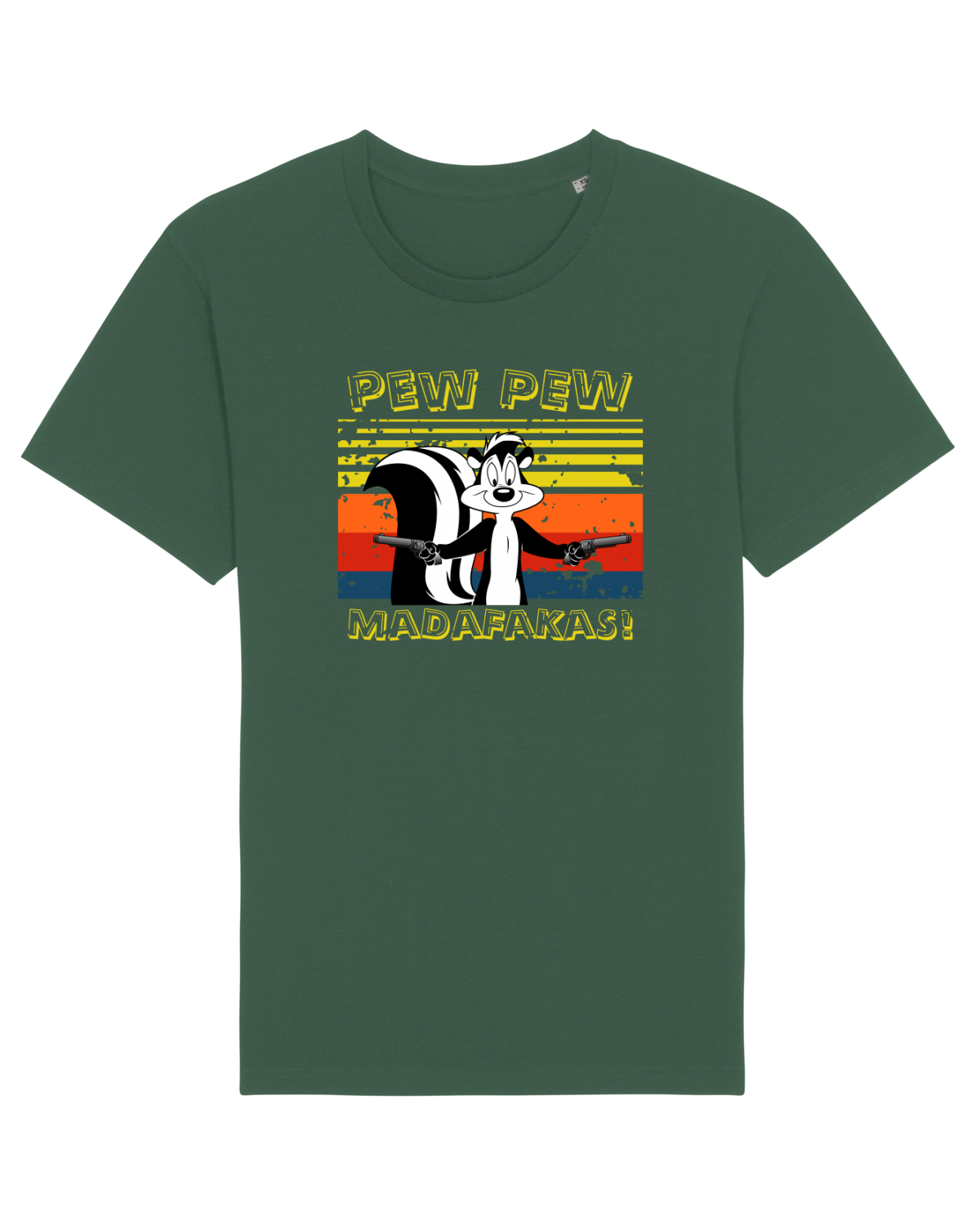 Tricou mânecă scurtă Unisex Rocker Bottle Green