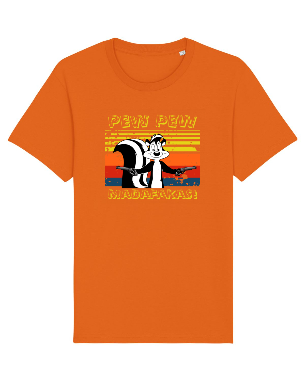 Tricou mânecă scurtă Unisex Rocker Bright Orange