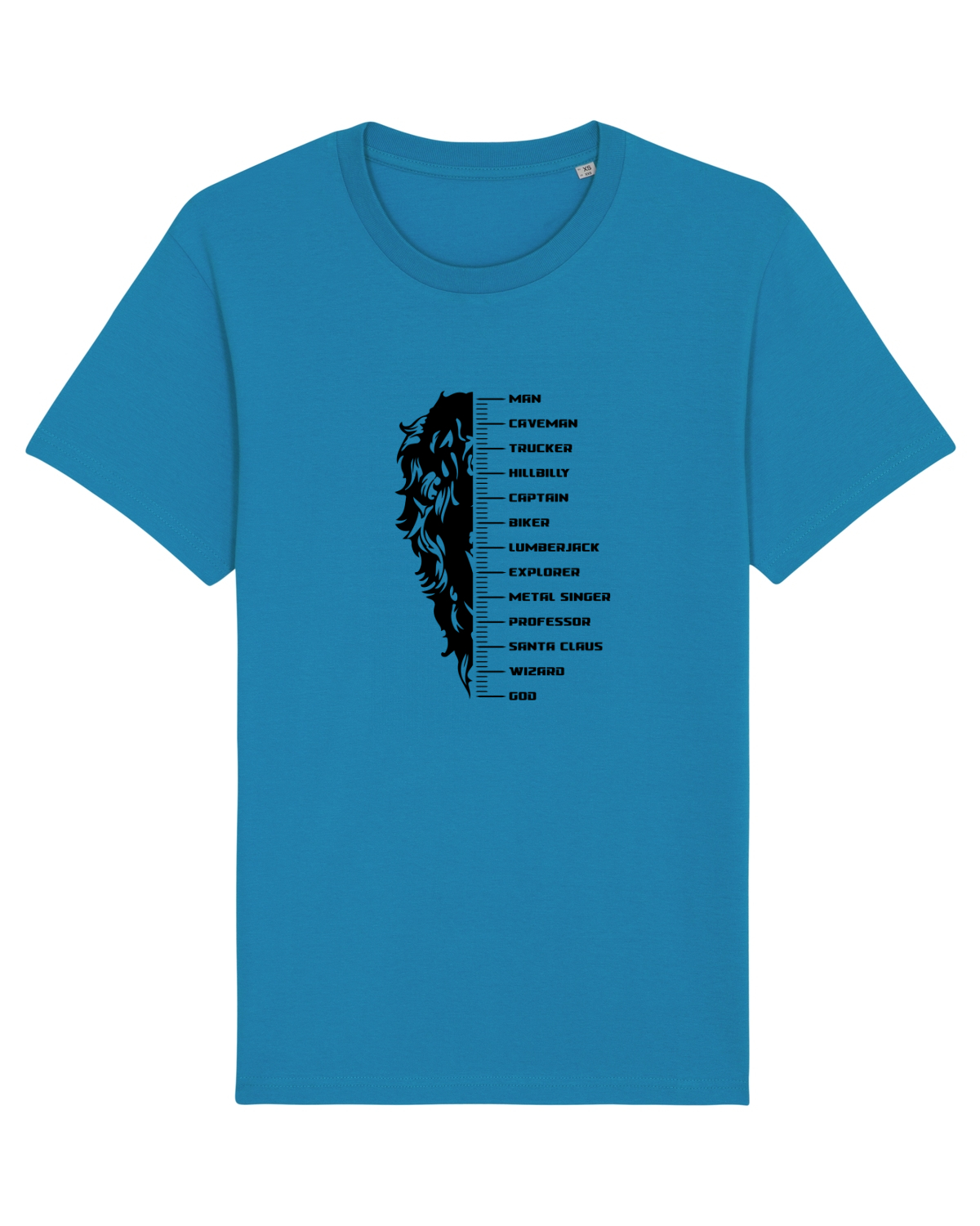 Tricou mânecă scurtă Unisex Rocker Azur