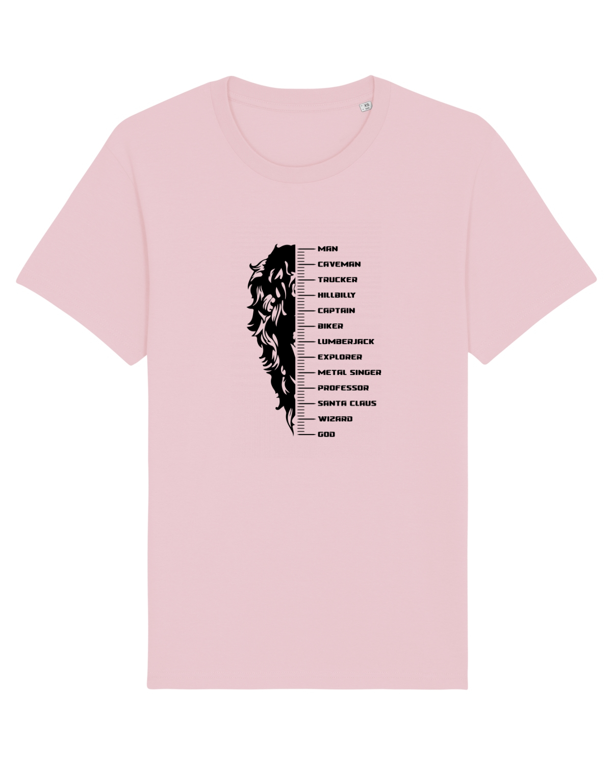 Tricou mânecă scurtă Unisex Rocker Cotton Pink