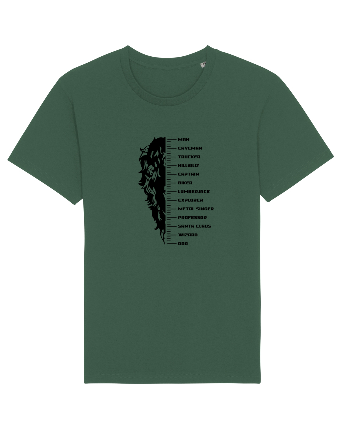Tricou mânecă scurtă Unisex Rocker Bottle Green