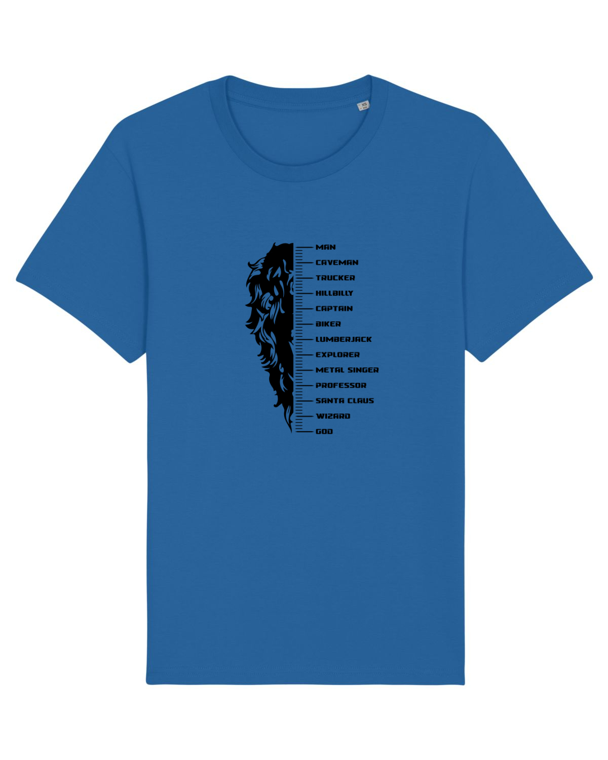 Tricou mânecă scurtă Unisex Rocker Royal Blue