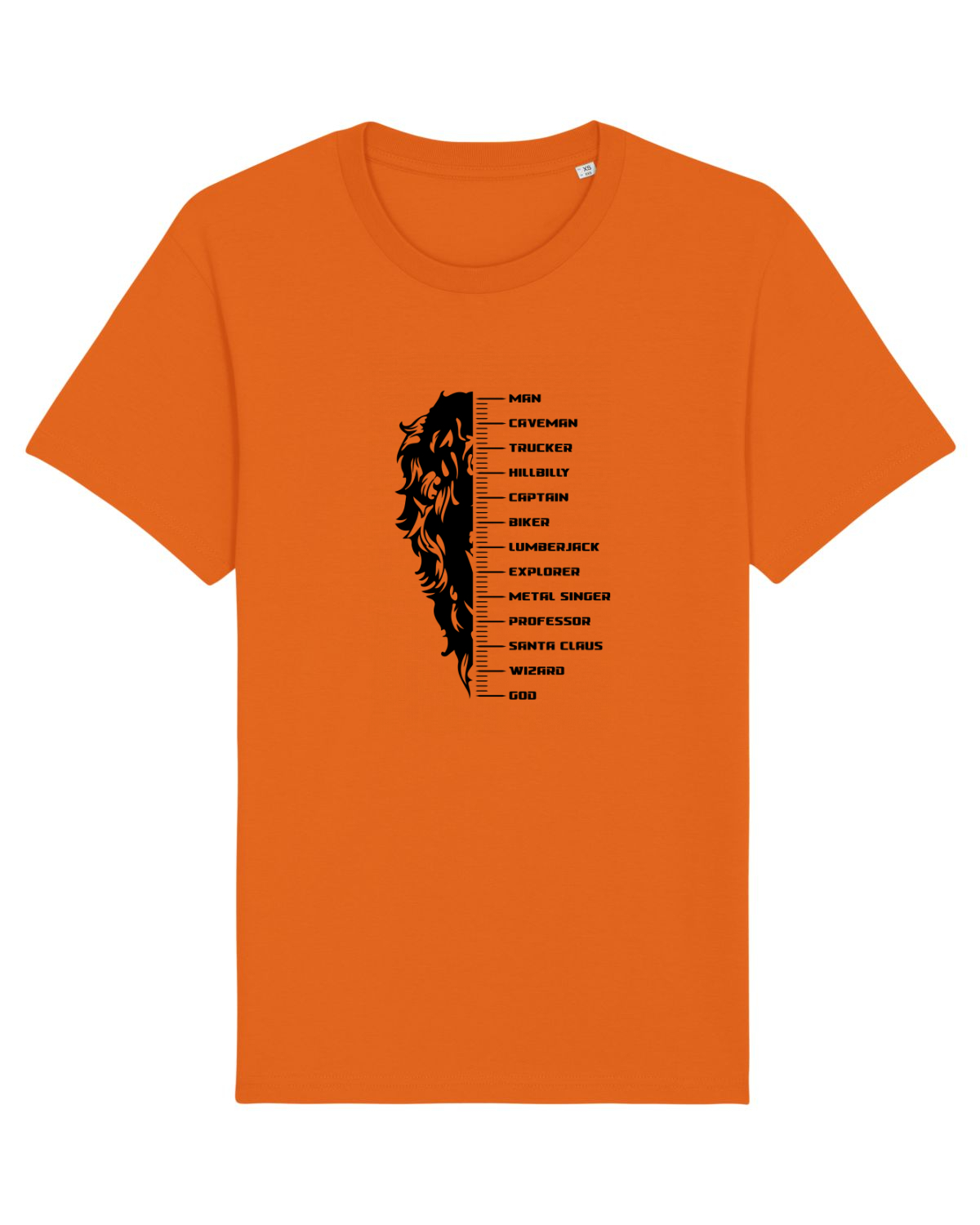 Tricou mânecă scurtă Unisex Rocker Bright Orange