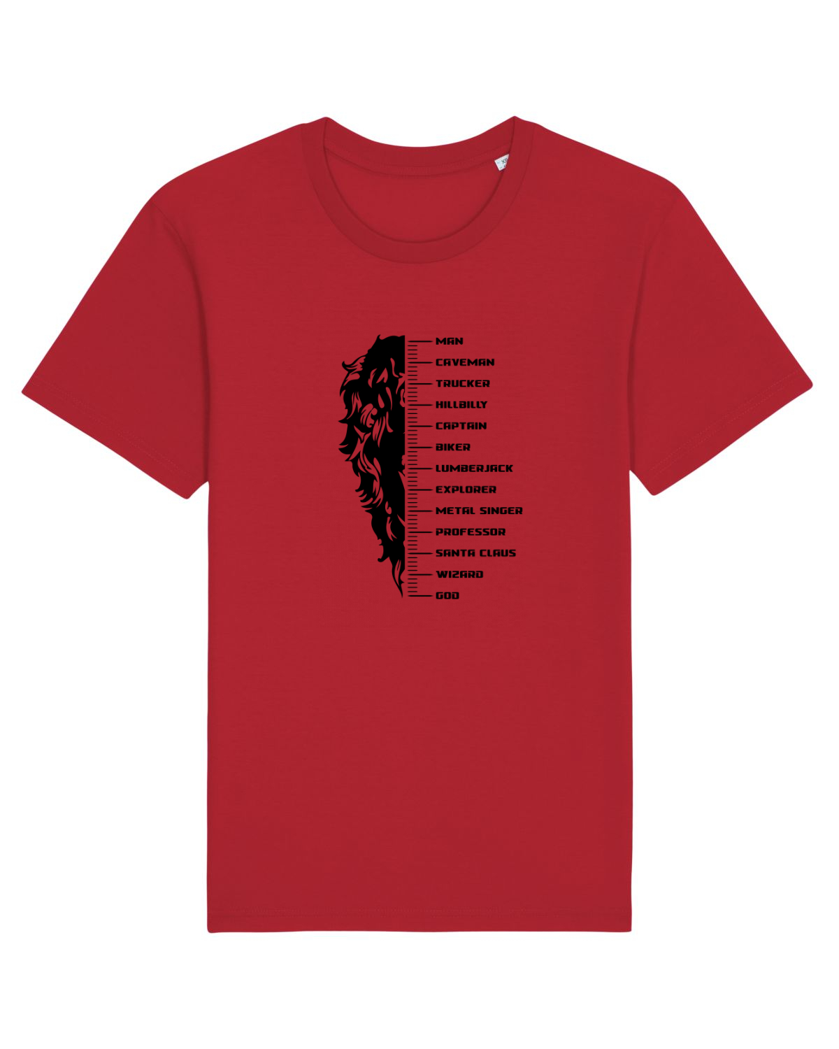Tricou mânecă scurtă Unisex Rocker Red