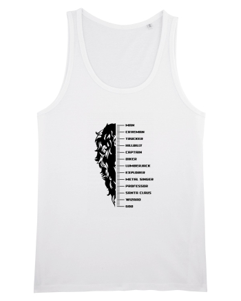Beard Ruler White