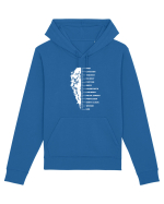 Bear Ruler White Hanorac Unisex Drummer