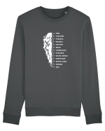 Bear Ruler White Bluză mânecă lungă Unisex Rise