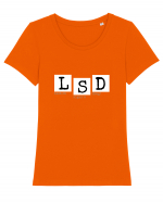 LSD Tricou mânecă scurtă guler larg fitted Damă Expresser