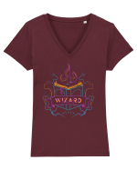 Neon WIZARD Tricou mânecă scurtă guler V Damă Evoker