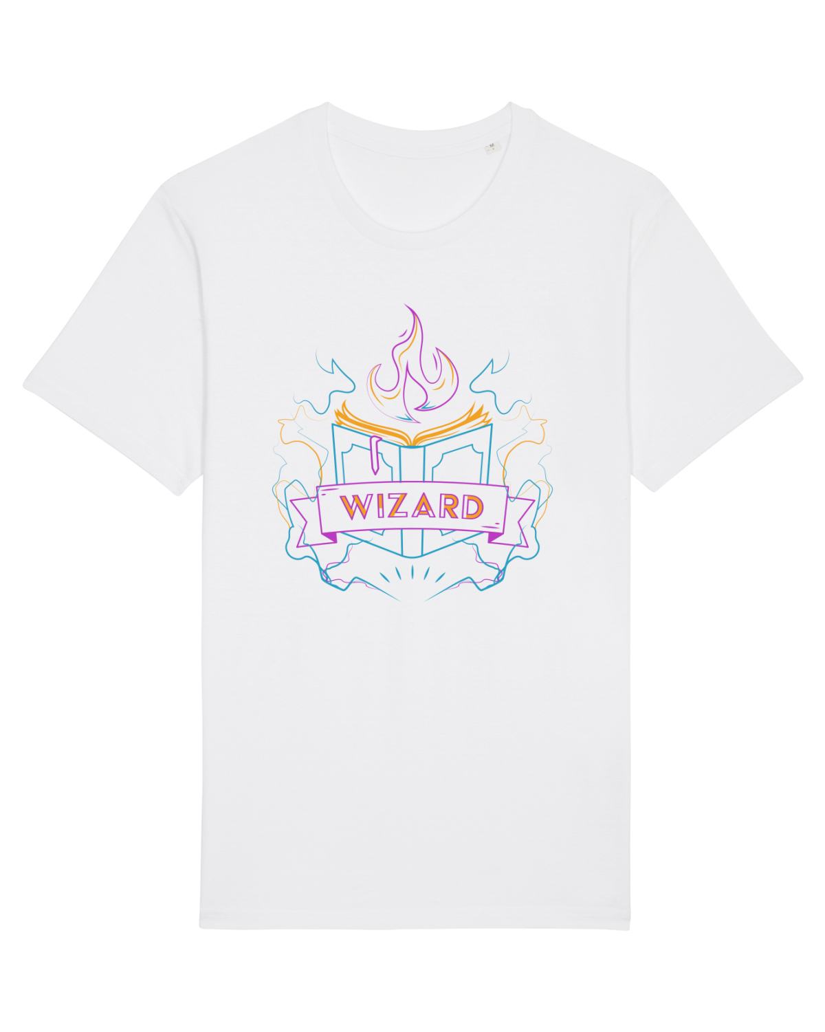 Tricou mânecă scurtă Unisex Rocker White