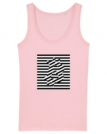 Bitcoin Stripes Cotton Pink