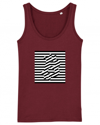 Bitcoin Stripes Burgundy