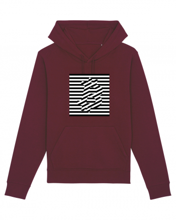 Bitcoin Stripes Burgundy