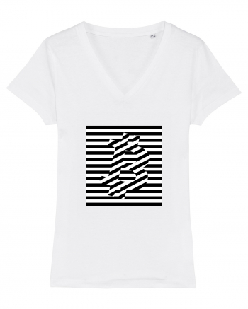 Bitcoin Stripes White