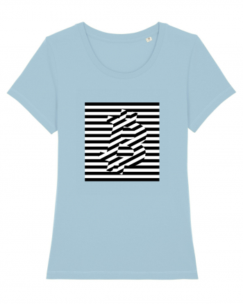 Bitcoin Stripes Sky Blue