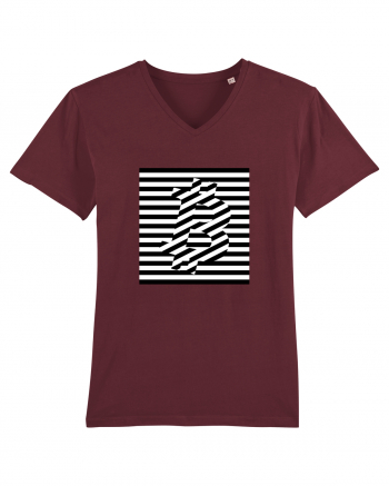 Bitcoin Stripes Burgundy