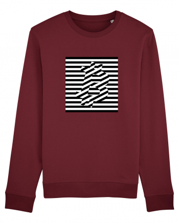 Bitcoin Stripes Burgundy