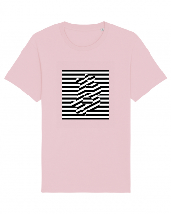 Bitcoin Stripes Cotton Pink