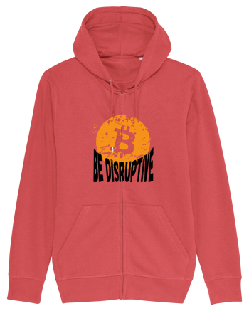 Bitcoin Be Disruptive Carmine Red