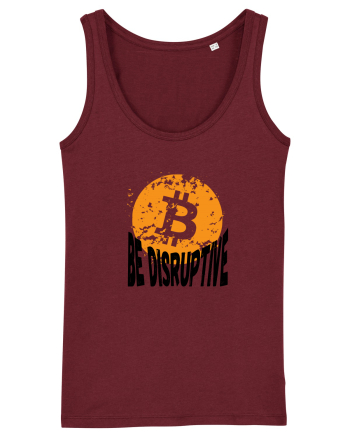 Bitcoin Be Disruptive Burgundy