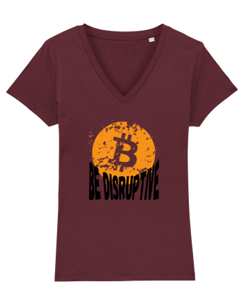 Bitcoin Be Disruptive Burgundy