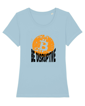 Bitcoin Be Disruptive Sky Blue