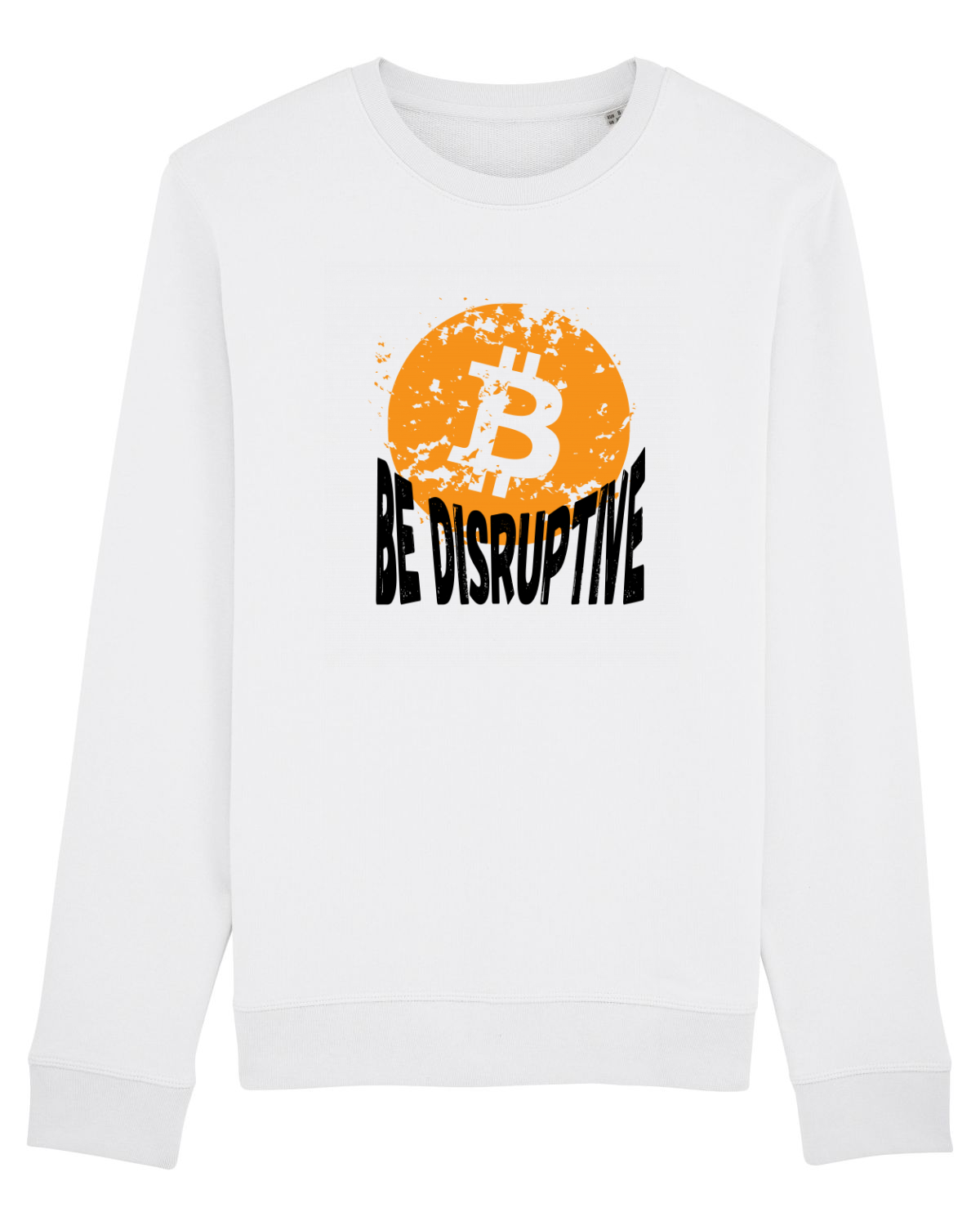 Bluză mânecă lungă Unisex Rise White