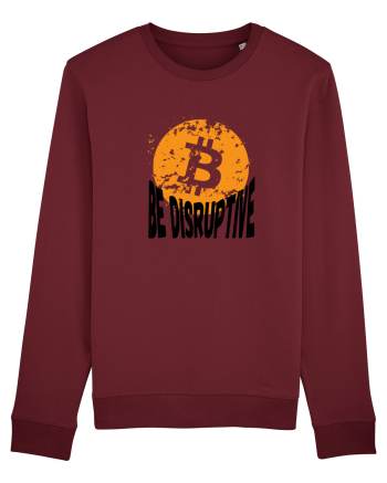 Bitcoin Be Disruptive Burgundy