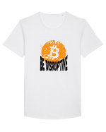 Bitcoin Be Disruptive Tricou mânecă scurtă guler larg Bărbat Skater