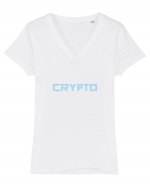 Crypto Circuits Tricou mânecă scurtă guler V Damă Evoker