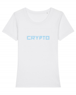 Crypto Circuits Tricou mânecă scurtă guler larg fitted Damă Expresser