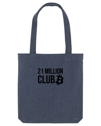 Bitcoin 21 Million Club (negru) Midnight Blue
