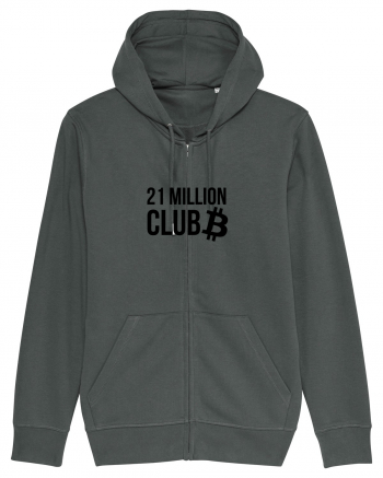 Bitcoin 21 Million Club (negru) Anthracite