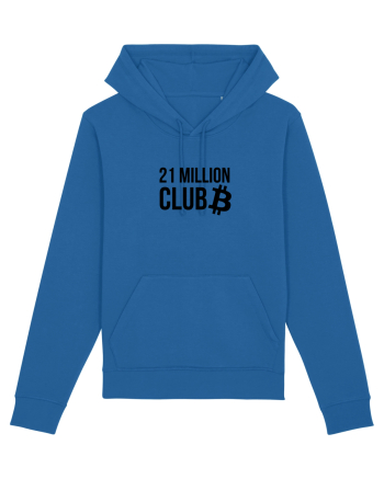 Bitcoin 21 Million Club (negru) Royal Blue