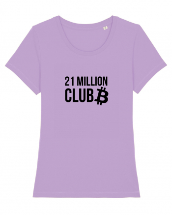 Bitcoin 21 Million Club (negru) Lavender Dawn