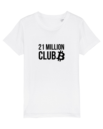 Bitcoin 21 Million Club (negru) White