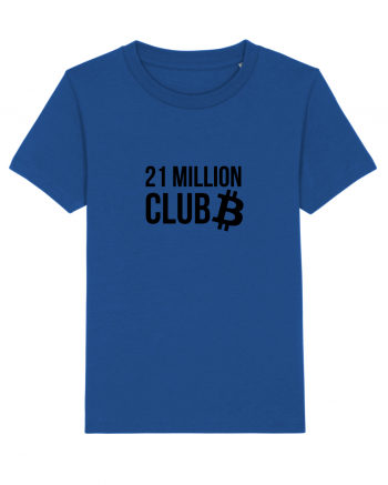 Bitcoin 21 Million Club (negru) Majorelle Blue