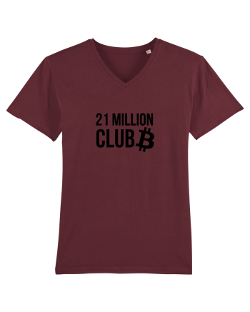 Bitcoin 21 Million Club (negru) Burgundy