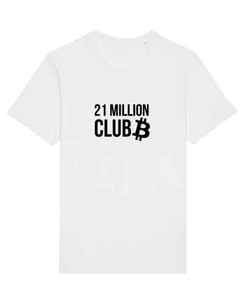 Bitcoin 21 Million Club (negru) White