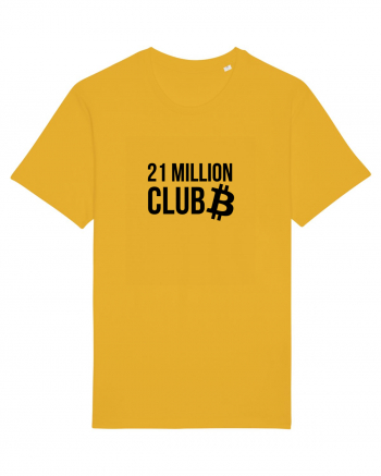 Bitcoin 21 Million Club (negru) Spectra Yellow
