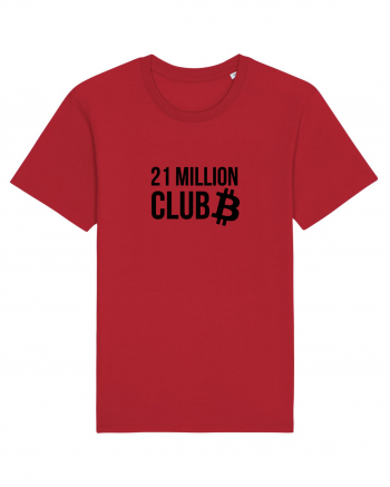 Bitcoin 21 Million Club (negru) Red