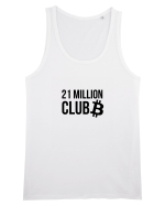 Bitcoin 21 Million Club (negru) Maiou Bărbat Runs