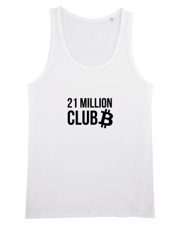 Bitcoin 21 Million Club (negru) White