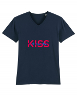 Kiss  Tricou mânecă scurtă guler V Bărbat Presenter
