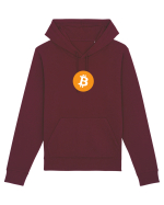 Bitcoin Logo Hanorac Unisex Drummer