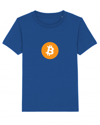 Bitcoin Logo Majorelle Blue